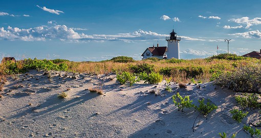 Known for it's quaint harbours and sandy beaches, Cape Cod is a popular summer destination