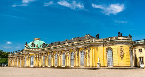 Friedrich the Great built Sanssouci (literally "without a care") as a summer retreat