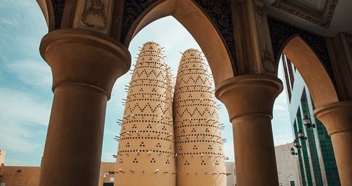 Head into the depths of Katara Cultural Village to admire the stunning Pigeon Towers, now housing thousands of pigeons
