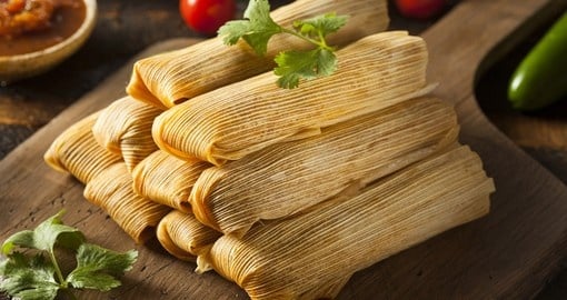 Corn and chicken tamales