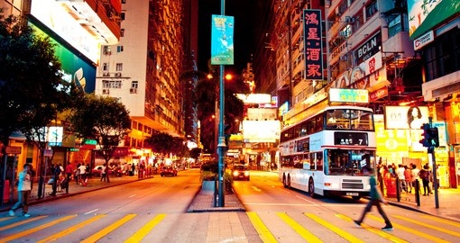Nathan Road in Kowloon