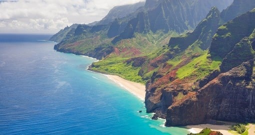 Explore Na Pali coast in Kauai during your next trip to Hawaii.