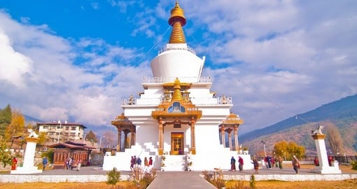 Chorten Temple in Thimphu, Bhutan