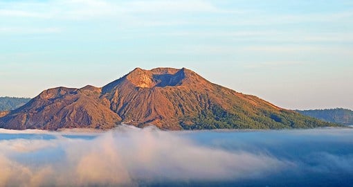 Mt. Batur offers panoramic views of Bali