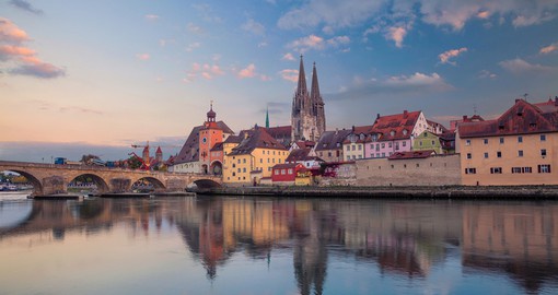 Regensburg cityscape