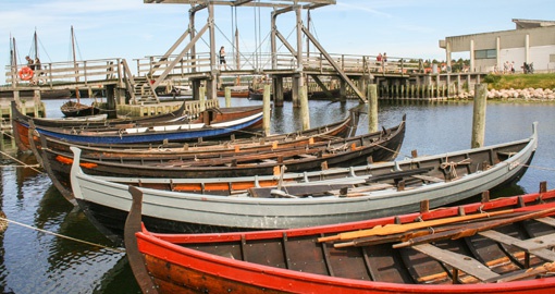 Viking ships in Roskilde