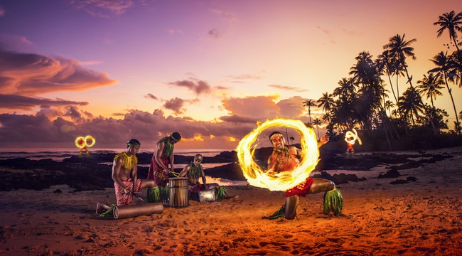 Fire Twirling is One of Samoa's Signature Arts