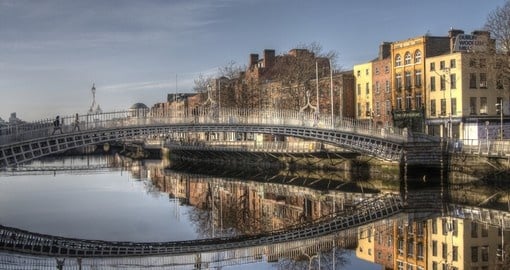 Walk on the Hapenny Bridge on your next trip to Ireland.