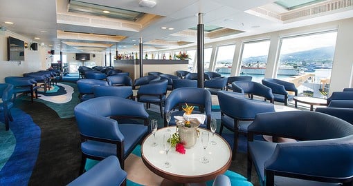 Lavish in the luxurious superior deluxe room aboard the cruise during your Tahiti Vacation