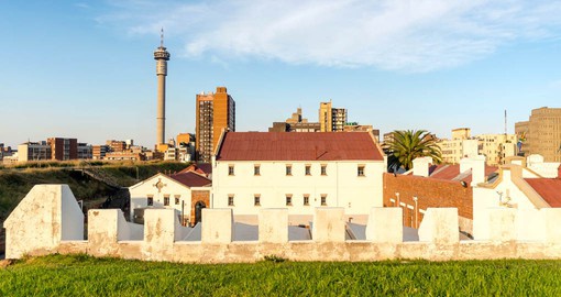 Constitution Hill, a former prison was home to Nelson Mandela and Mahatma Gandhi