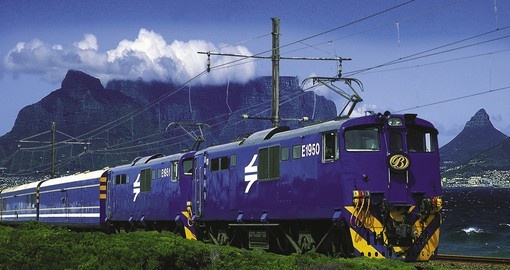 The Blue Train and Table Mountain