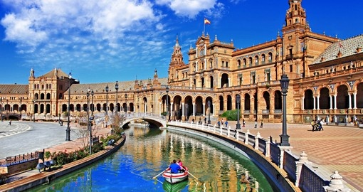 The beautiful Plaza de Espana, Sevilla, Spain