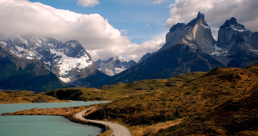 mountains in Chile's Torres del Paine
