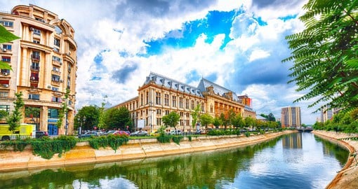 Dynamic and energetic Bucharest features many 17th and 18th century Orthodox churches and graceful belle époque villas