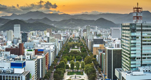 Capital of Hokkaido, Sapporo is Japan's fifth largest city