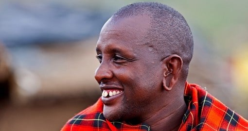 Portrait of Maasai Man