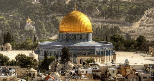 Dome of the Rock atop the Temple Mount