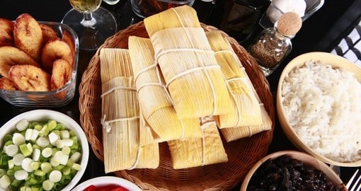 Tamales and traditional sides