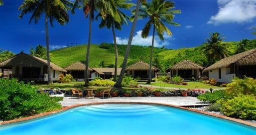 Enjoy call amenities of the Tamanu Beach Hotel on your next trip to Cook Island.
