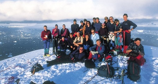 Group photo, Antarctica
