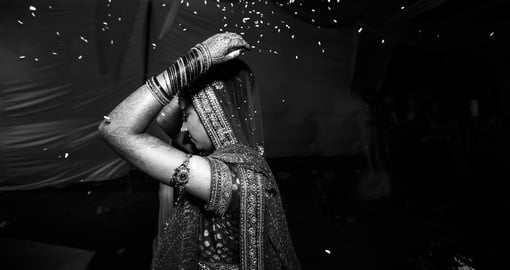 A wedding ritual called Vidai in Hindi