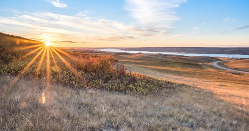 Lake Diefenbaker in Southern Saskatchewan