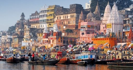 Venture to the holy city of Varanasi, one of the world's oldest continually inhabited cities