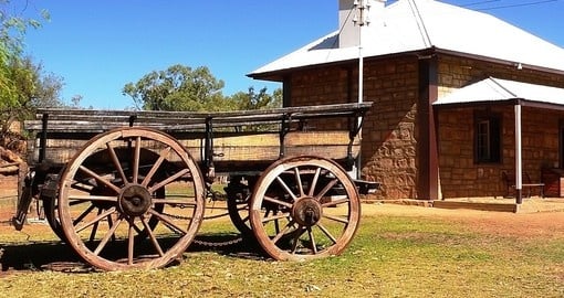 The Old Telegraph Station at Alice Springs is just one of the historic sites you will see on your Australia Vacation