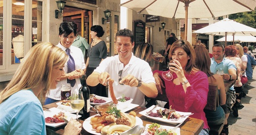 Enjoy the delicious food and wine of the Barossa Wine region on your Australia Vacation
