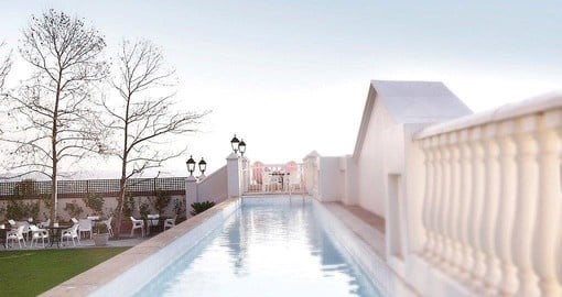 Take a dip in the swimming pool at 54 On Bath during your South African vacation.