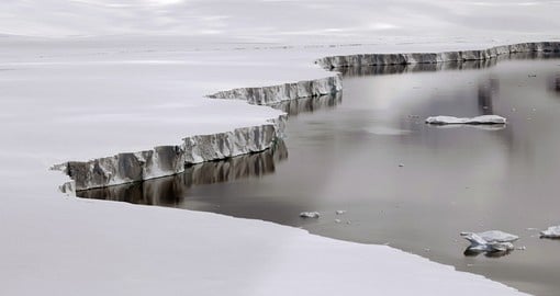 Antarctic ice shelf edge