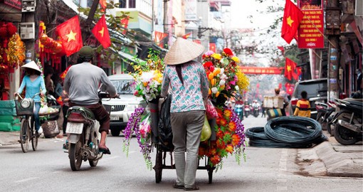 The Old Quarter is the vibrant centre of life in Hanoi