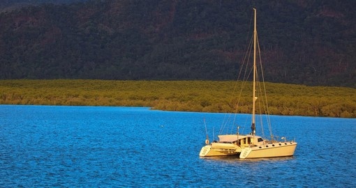 Experience riding catamaran in Cairns during your next Australia vacations.