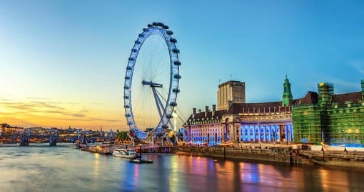 A visit to the London Eye is one of the top things to do in London