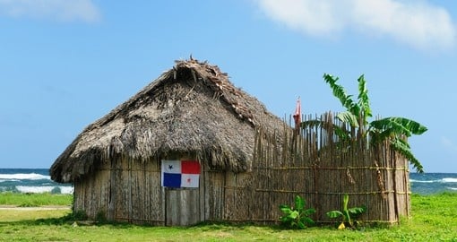 Traditional house kuna indians