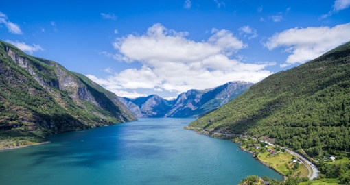 Fjord Sognefjorden, Norway