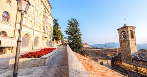 Streets and buildings of San Marino