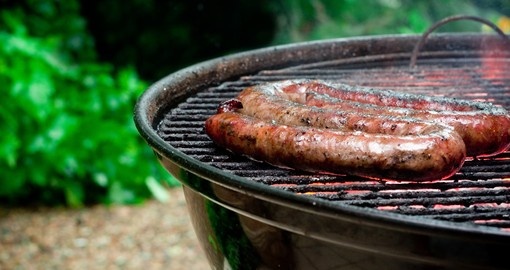 South African Braai Barbecue Borewors Sausage
