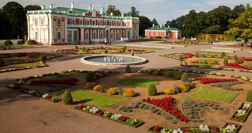 Historical palace in Kadriorg area Tallinn