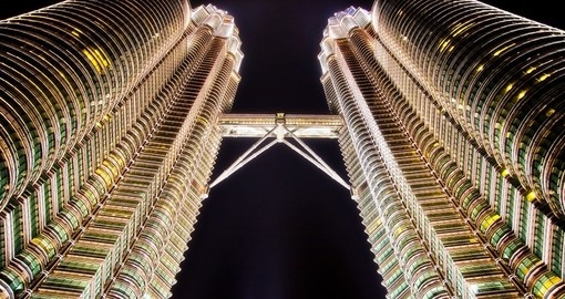 Petronas twin towers were once the tallest buildings in the world