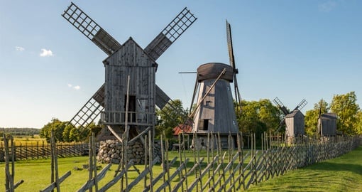 Windmills on Saaremaa Island