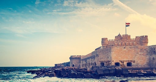 Experience one of the strongest defensive strongholds on the Mediterranean, the Qaitbay Citadel of Alexandria