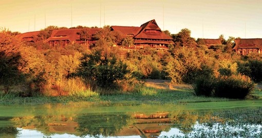 The Victoria Falls Safari Lodge is immersed within the national park - a truly magical stay