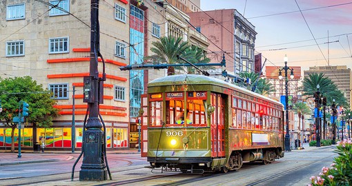 Ride the streetcar through the city to explore every inch