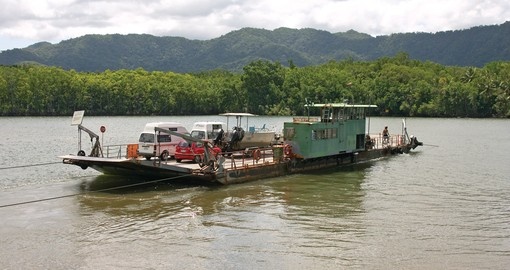 Have ferry ride on the Daintree River on your next Australia tour.