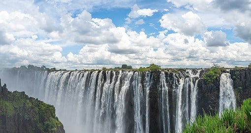 Victoria Falls, know locally as  ‘Mosi-oa-Tunya’ - ‘The Smoke that Thunders’