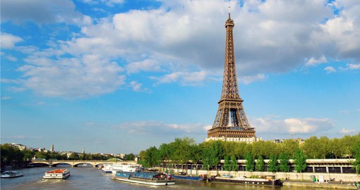 Gustave Eiffel's iconic tower was built as the entrance to the 1889 World's Fair