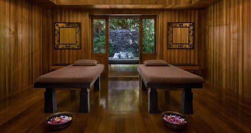 Experience tranquility and relaxation as you are massaged by world-class therapists