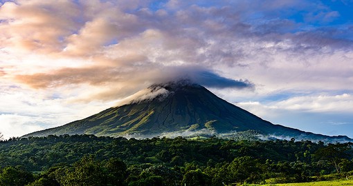 The Arenal Volcano is perhaps Costa Rica's best-know landmark