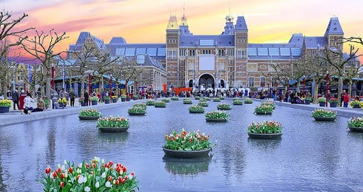 Take in a bit of Dutch culture while visiting the art of the Rijksmuseum Amsterdam